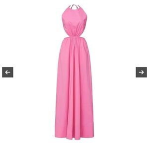 STAUD  Pink Maxi Dress